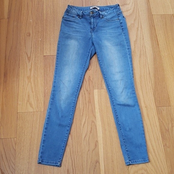 Blue Spice Jeans Womens 1 Juniors Blue Skinny Leg - Picture 1 of 5